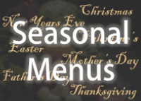 Seasonal Menus