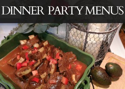Dinner Party Menus